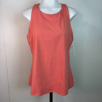 Old Navy Active Tank Top XL Pink Powersoft Go-Dry Built-In Bra Gym Workout - Image 1 of 4