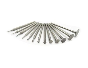 13 Pcs T Shape Diamond Burr - 3/32'' Shank Channel Cutting Burs Diamond Mount... - Picture 1 of 7