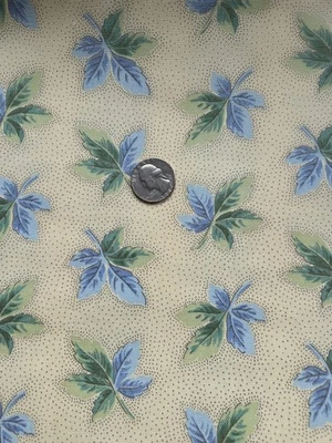 Tela decorativa Jay Yang amarillo azul 2 5/8 yardas nueva Foto 1 de 4