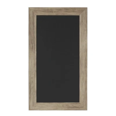 DesignOvation Beatrice Framed Magnetic Chalkboard, 13x23, Rustic Brown - Image 1 of 4