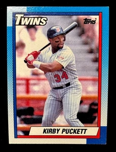 Tarjeta de béisbol Kirby Puckett - 1990 Topps #700 - Tarjeta de error/dob incorrecto ~ gemelos ~ patio - Imagen 1 de 3