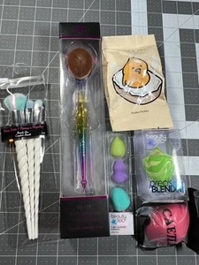 Make Up Pinsel & Mixer Lot Konvolut | Lavish & Beauty 360 | The One; Eierquasten - Bild 1 von 6