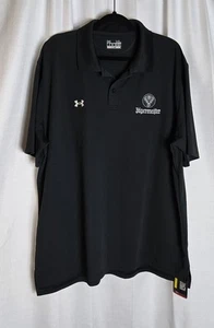NWT Jagermeister Embroidered XL UA Loose Heatgear Performance Polo Golf Shirt - Picture 1 of 7