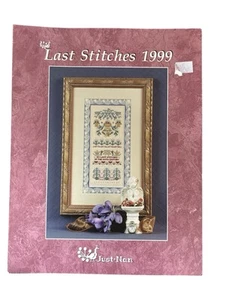 Just Nan Last Stitches 1999 Counted Cross Stitch Pattern Sampler - Picture 1 of 3