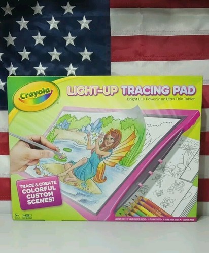 Crayola Light up Tracing Pad Bright LED Power Ultra Thin Hot  