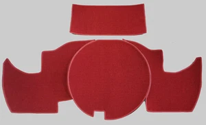 compl. Kit maletero para Chevrolet Corvette C1 1956-1962 lazo rojo - Imagen 1 de 4