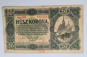 Hungary Banknote 20 KORONA 1920 - Picture 1 of 2