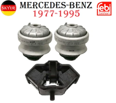 Soportes de motor con juego de montaje de transmisión para 77-95 Mercedes-Benz FEBI Foto 1 de 4