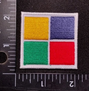 Distintivo toppa cucito ferro logo ricamato Microsoft Flying alta qualità spedizione veloce - Foto 1 di 1