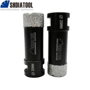 2 Stück 25 mm x 15 mm Trocken Diamant Kernbohrkrone Keramik Fliesen Winkelschleifer Lochsäge - Bild 1 von 8