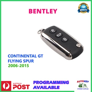 BENTLEY CONTINENTAL GT KEY REMOTE 2006 2007 2008 2009 2010 2011 2012 2013 2014 - Picture 1 of 6