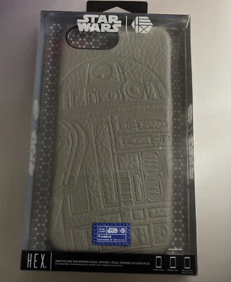 Funda a Presión HEX Star Wars R2-D2 para iPhone 8/7/6/6s ~ Cuero Gris ~ HX2536 Foto 1 de 2