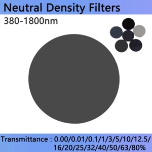 Neutral Density Filters(ND filter) D10-60mm 380-1800nm - Picture 1 of 7