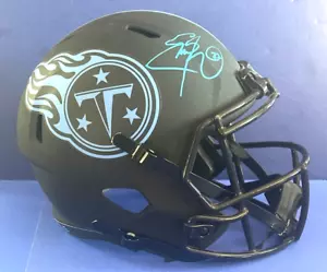 Eddie George signierter Tennessee Titans Full Size Replica Helm JSA COA - Bild 1 von 10