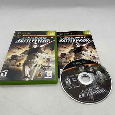 Star Wars Battlefront Xbox Complete W/ Manual CIB Tested Working - Image 1 of 4