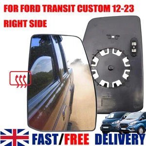 Wing Mirror Glass Heated Right Driver Side 1766584 For Ford Transit Custom UK - Picture 1 of 6