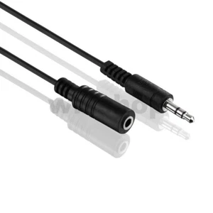 Cavo Audio Jack 3.5 mm maschio femmina da 2 a 20 metri prolunga casse cuffie ecc - Foto 1 di 3