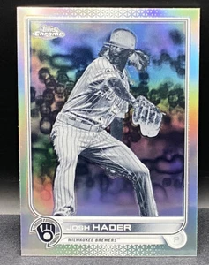 2022 Topps Chrome Josh Hader Negative Refractor #119 Brewers - Picture 1 of 2