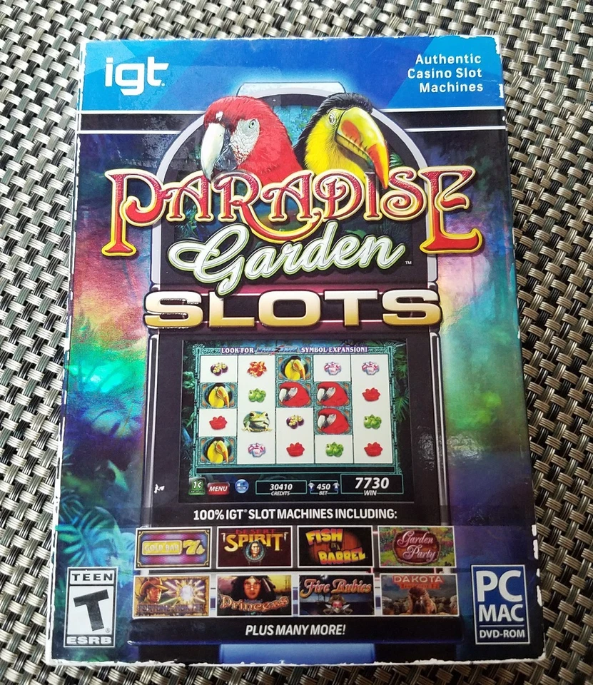 ENCORE IGT PARADISE GARDEN SLOTS (PC 2014) - FACTORY SEALED - Image 1 of 3