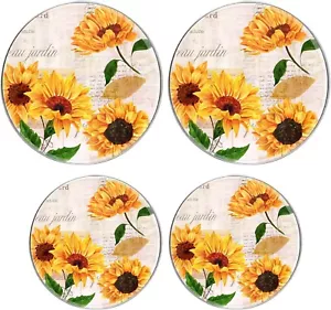 Round Gas Stove Burner Covers Set of 4,8 Inches and 10 Inches,Electric Stove ... - Picture 1 of 4