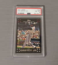 2007 Topps Ken Griffey Jr. Cincinnati Reds #450 PSA 8 NM-MT HALL OF FAME