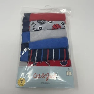 Cat & Jack Boys 7 Pack Sports Boxer Brief Underwear Size SMALL (6/7) - Picture 1 of 5