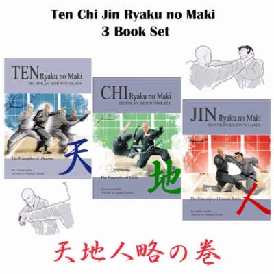 WOLFGANG ETTIG Ten Chi Jin Ryaku no Maki Bujinkan Ninjutsu 3 Book Set by Carsten Kuhn