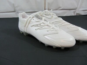 Adidas Q16055 Freak X Carbon Low Mens Football Cleats - All White Size 17 - NEW - Picture 1 of 9