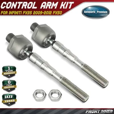 2x Extremo de barra de amarre lateral interior delantero para Infiniti FX50 2009 2010 2011 2012 2013 FX35 Foto 1 de 4