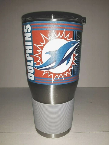Miami Dolphins NFL 30 oz Hero Dig Ultra Tumbler Cover
