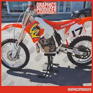 Honda CR250 Replica Sticker Decals 1994 Model Style Left Right Graphics Full Set - Foto 1 di 4