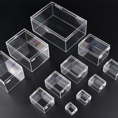 Clear Plastic Box Rectangular Insect Specimen Display Desktop Storage Boxes Hot - Image 1 of 4
