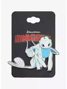 How to Train Your Dragon Light Fury Glitter Enamel Pin - Picture 1 of 2