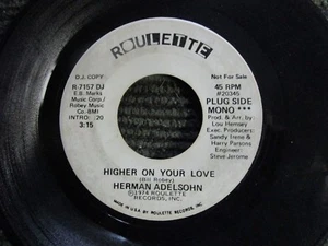 Herman Adelsohn, Higher on Your Love Promo - Picture 1 of 2