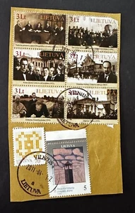 LITHUANIA 2008 WAR USED ON PAPER -S17523 - Picture 1 of 1