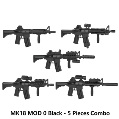 MinifigArsenal MFAsslt MK18 MOD 0 Rifle Gun for Minifigures building Block - Image 1 of 4