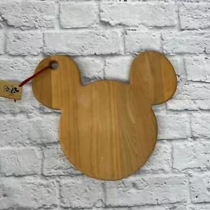Vintage Disney Mickey Mouse Wood Cutting Board Maple 14x12" New - Picture 1 of 5