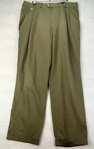 Chemise Lacoste vintage dress pants chino trousers size 97cm green - Picture 1 of 14
