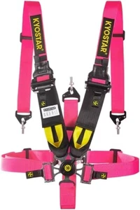 5-Point Safety Harness Pink Camlock Quick Release Racing Seat Belt For UTV ATV - Picture 1 of 8
