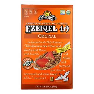 Food For Life Cereal-Org-Ezekiel 4-9-Sprouted Whole Grain-Original-16 oz-6 Case