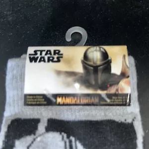 2 NEUE Paar Disney Star Wars mandalorianische Socken 6-12 Grogu blau grau grün - Bild 1 von 4
