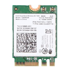 Intel 7260NGW Wireless-AC Dual Band 867M 802.11ac WIFI+Bluetooth 4.0 NGFF Card