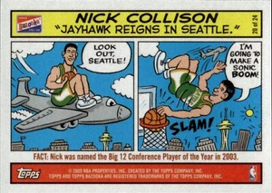 2003-04 Bazooka Comics #20 Nick Collison - Picture 1 of 2