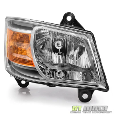 Farol de substituição lateral direito do passageiro Dodge Grand Caravan 2008-2010 - Imagem 1 de 2