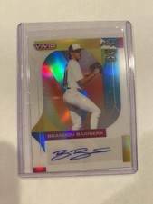 Brandon Barriera 2022 Leaf Vivid Baseball Auto White 19/25 #BA-BB1 Blue Jays