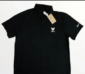 NWT! Disney Parks - 2024 Nike Mickey Mouse Dri-Fit Golf Polo for Men | Small - Picture 1 of 3
