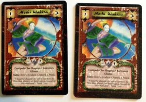 Moshi Wakiza (2) L5R Leyenda de los Cinco Anillos CCG Tiempo del Vacío  - Imagen 1 de 2