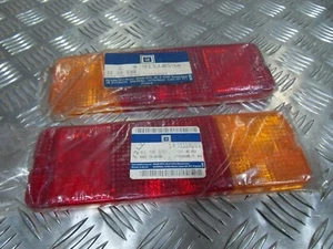 Par de lentes de luz trasera originales Vauxhall Bedford Rascal Pickup 1986 a 1993 Nuevo de Lote Antiguo - Imagen 1 de 8