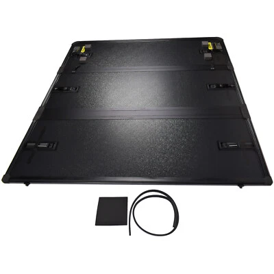 5FT Hard Tonneau Cover Truck Bed For Toyota Tacoma V6 GAS 2016-2023 Tri-Fold - Imagem 1 de 4