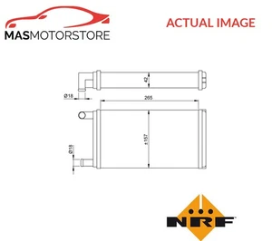 INTERCAMBIADOR RADIADOR CALENTADOR LHD SOLO NRF 53555 A PARA MERCEDES-BENZ CLASE G - Imagen 1 de 7